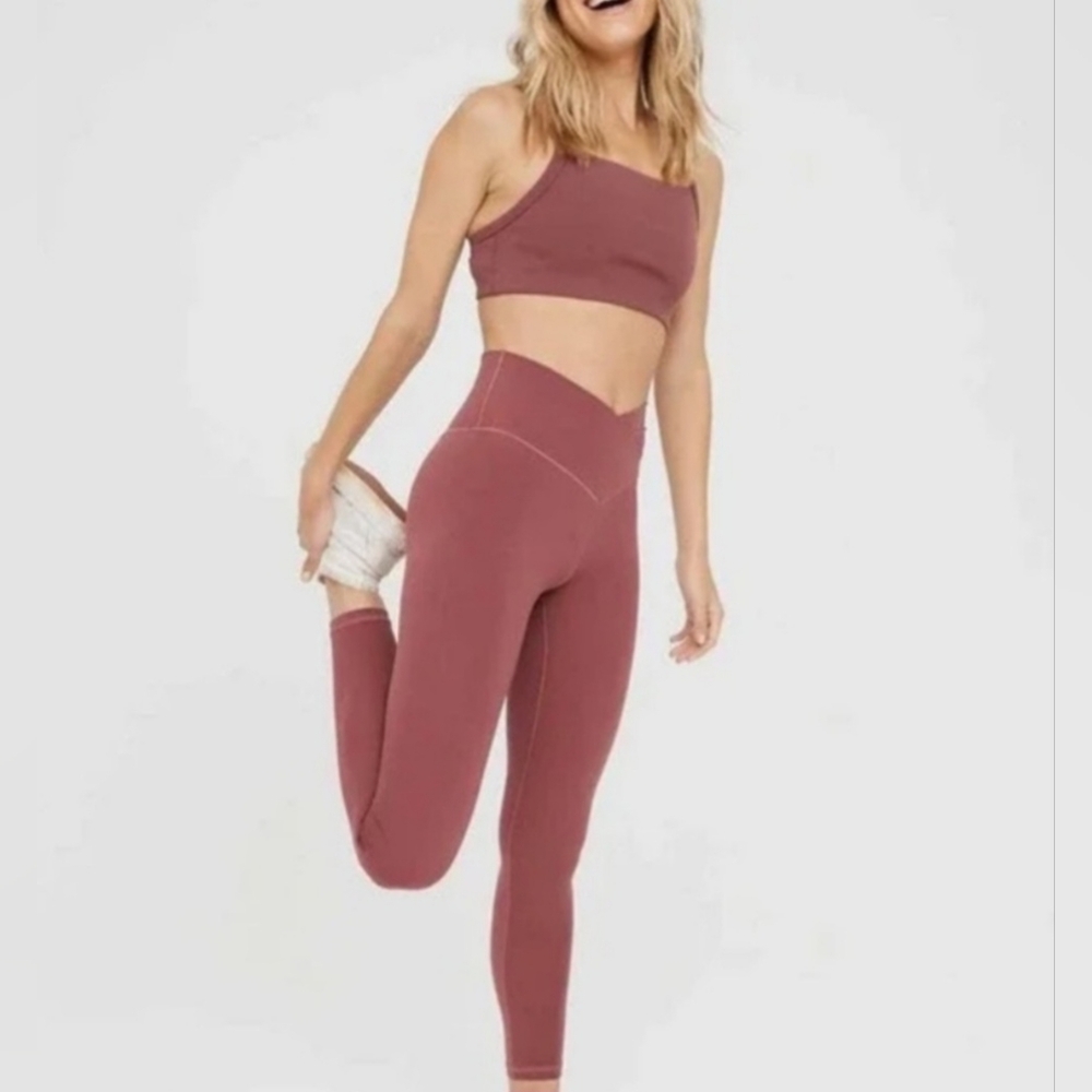 OFFLINE By Aerie Real Me 7/8 High-Rise Crossover Legging